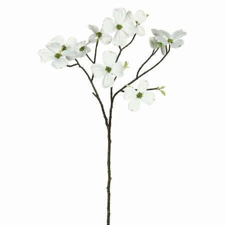 DARE2DECOR Single Dogwood Floral Stem White DA3264308